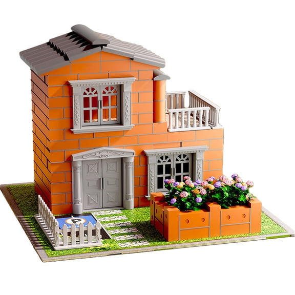 Mini Bricks Building Sets,Brick and Mortar Construction Set,DIY Mini House Block Building Kit,Realistic Mini Bricks STEM Creative Gifts