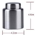 thumbnail image 4 of Herramienta de almacenamiento de vino reutilizable con tapón de botella de vino al vacío con escala de tiempo. Bomba de vacío para vino. Respetuoso 6 piezas, 4 of 5
