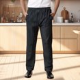 thumbnail image 2 of Zszcpp Jogging Pants For Men Suitable Kitchen Work Loose Fit Stripe Print Long Brief Trousers Casual Trouser, 2 of 6