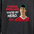 thumbnail image 3 of Ferris Bueller's Day Off - Ferris My Hero - Women's Short Sleeve Graphic T-Shirt, 3 of 5