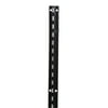 Econoco - SSRBB8 - 8' Black Beacon Line Recessed Slotted Standard for Slatwall - Sold in Pack of 5