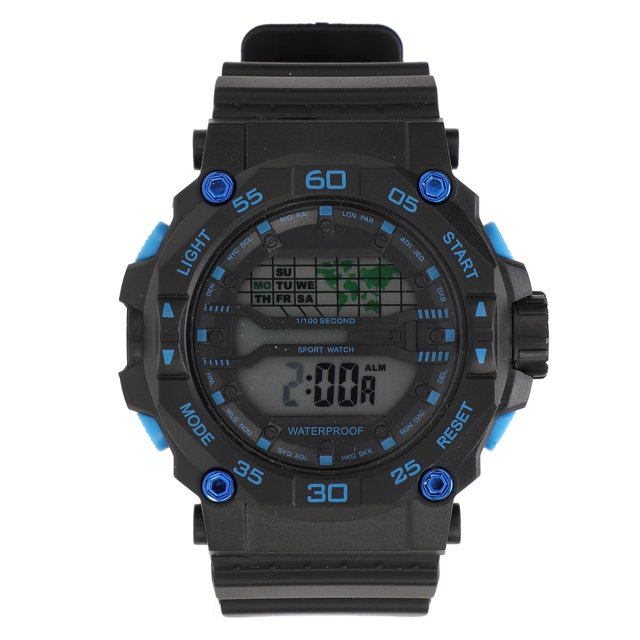 Reloj Digital Militar, Reloj Digital Para Hombre, Cronómetro, Resistente Al Agua Hasta 50 M, Para Senderismo