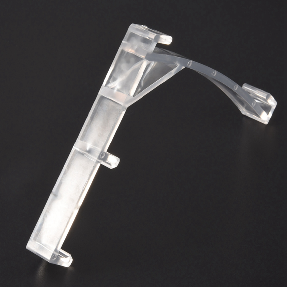 Valance Clips Plastic Vertical Blinds Brackets 3.5 Inch Clear for Parts Accessory Components