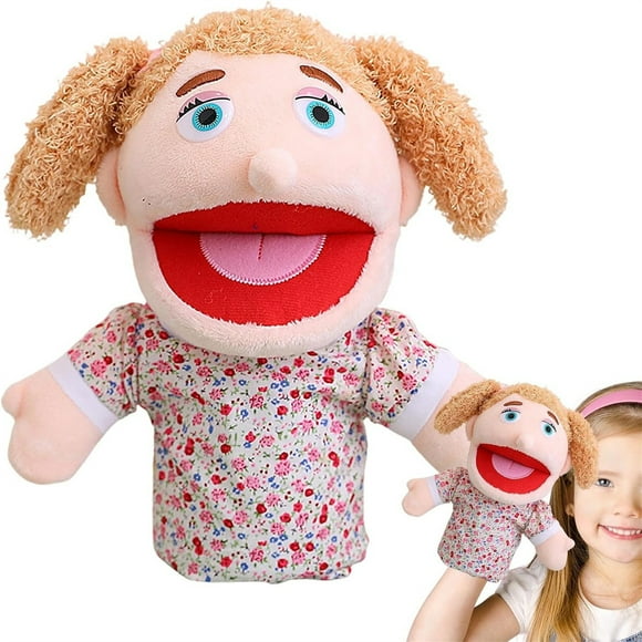 Binwennn Family Hand Puppet School Family Puppet Interactive Show Puppet Role Play Toy Puppet With Removable Mouth Suitable For Children And Teenagers (Girls) Finger Picks Large Finger Focus