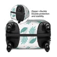 thumbnail image 3 of Goofa Leaf Print Green Pattern Luggage Covers For Suitcase,Suitcase Cover Protector Fit 18-32 Inch Luggage-Large, 3 of 9