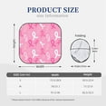 thumbnail image 3 of Naloa Breast Cancer Awareness (3) 2 Piece Foldable Car Sun Shades, Car Windshield Sunshade, Front Window Sunshade for Car, Truck, SUV - Large, 3 of 7