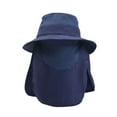thumbnail image 2 of SPRING PARK Outdoor Quick drying UV Sun Hat Neck Face Flap Wide Brim Cap for Fishing Hiking, 2 of 7