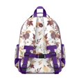 thumbnail image 4 of Botanical Garden Print School Backpack Spacious Adjustable Padded Straps Chest Strap Water-resistant Durable Bookbag for Daily Use, 4 of 6