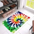 thumbnail image 3 of MKHERT Abstract Rainbow Tie Dye Boho Style Doormat Rug Home Decor Floor Mat Bath Mat 30x18 inch, 3 of 3