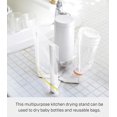 thumbnail image 2 of YAMAZAKI Home Tower Kitchen Multi Eco Stand - Multifunctional Compost Bag and Small Bottle Holder - Small - Steel, 2 of 8
