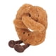 thumbnail image 5 of Juguete de peluche de comida para niños, suave, de algodón PP, divertido y lindo pan relleno, almohada, regalo de cumpleaños, decoración del hogar, pretzel, 5 of 14