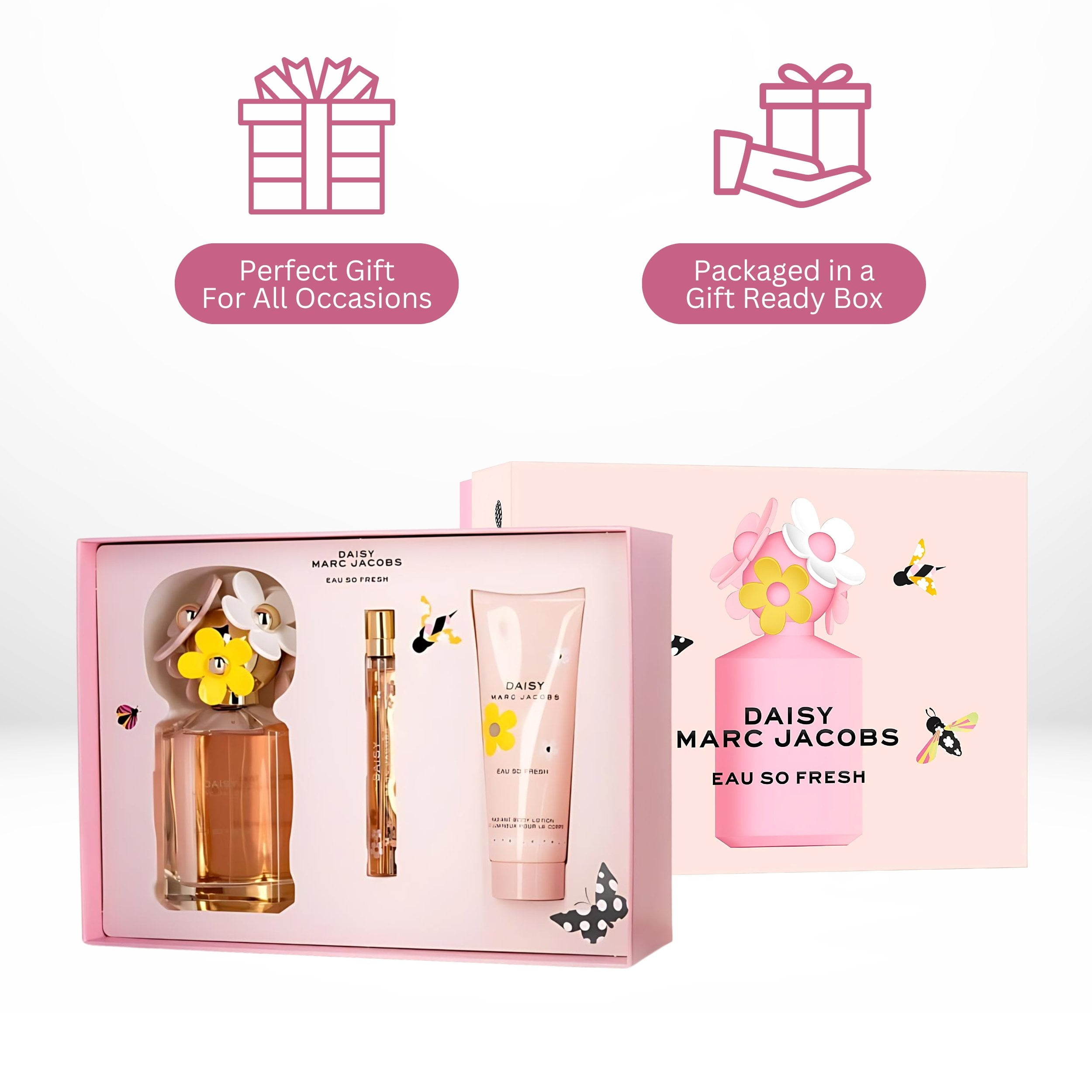 MARC JACOBS DAISY Eau So Fresh セット Marc Jacobs Daisy Eau So Fresh Perfume Women's Gift Set: 4.2