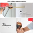 thumbnail image 4 of Riwcyla Digital Distance Meter Units Switchable Rangefinder Handheld Infrared Finder 2 in 1 5m Measuring Tape 40m Ruler with LCD Display, 4 of 6