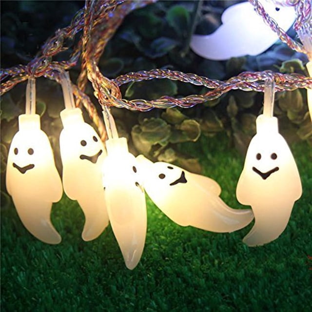 1.2M 10LED Ghost String Lights for Halloween Party Decor Halloween Light MR