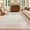 Pink, variant on Washable Floral Area Rug – Low Pile Soft Non Slip Carpet for Living Room, Bedroom, Dining Room – Machine Washable, Pet Friendly, Stain Resistant