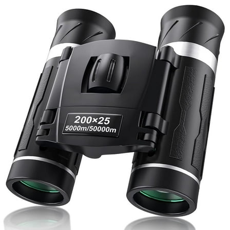 Chak’s Choice 200x25 Compact Binoculars for Adults and Kids, High Powered Mini Pocket Binoculars, Waterproof Small Binoculars for Bird Watching, Hunting, Concert, Theater, Traveling, Sightseeing