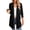 Black, variant on Cardigan Sweaters for Women Lightweight Open Front Cardigans Casual Loose Fall Coat with Pockets