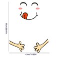 thumbnail image 3 of Dvkptbk Wall Sticker Fridge Sticker Home Decoration Fridge Sticker Sunglasses Fridge Sticker Happy Delicious Face Kitchen Fridge Wall Stickers Art Home Decor on Clearance, 3 of 5