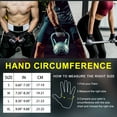 thumbnail image 3 of Latest 2022 Workout Gloves Weight Lifting Gym Exercise Fitness Gloves for Men Women with Wrist Wrap Support Full Palm Protection, for Weightlifting, Training, , Hanging, Pull ups …, 3 of 6