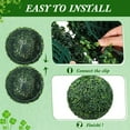 thumbnail image 5 of Artificial Boxwood Topiary Ball Plants, Hanging Plants Wedding Party Decor Hotel Front Porch Topiary Indoor Outdoor, 5 of 7