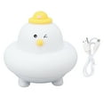 thumbnail image 2 of LED Silicone Lamp, USB Rechargeable Warm And White Cute Tap Switching Soft Touch Chick Shape LED Night Light  For Kids For Bedside, 2 of 8