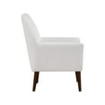 thumbnail image 4 of Comfort Pointe Polaris Mid-Century Style White Boucle Fabric Arm Chair, 4 of 4