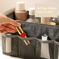 thumbnail image 6 of Household Desktop Storage Box with Dustproof Cover and Multi Grid Compartments Boxes (grey), 6 of 7