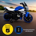 thumbnail image 2 of Moto Eléctrica Montable Little Monkey Azul 6v Luces Musica Usb, 2 of 7