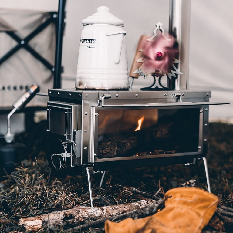 XCMAN Camping Tent Wood Stove with 6 Section Chimney Pipes,Three-View  Windows Portable Wood Stove For Camping Tent,Ice Fishing Shelters, Hunting,  Outdoor Cooking Heavy Gauge 304 Stainless Steel - Walmart.com
