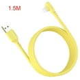 thumbnail image 1 of 5A Charging Cable Mobile Phone USB Elbow Data Transmission Cable Phone Elbow Charging Cord 1.5m for iOS, 1 of 9