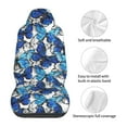 thumbnail image 5 of Yiaed Blue and White Butterflies Print Car Seat Covers,Universal Auto Seats Protector Fits for Car,SUV Sedan,Truck,Automotive Seat Covers & Accessories(Two packs), 5 of 7