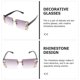 thumbnail image 5 of unbranded Montura De Gafas De Sol Decorativas Con Diamantes Negras Para Fiesta Y, 5 of 6