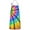 Colorful Rainbow Tie-1, variant on Colorful Rainbow Tie Dye Spiral Pattern Apron-Garden Aprons for Women with Pockets-Cotton Linen Waterproof Kitchen Cooking Gardening Aprons Adjustable for Kitchen,Cooking,BBQ and Salon 33x27 Inch