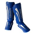 thumbnail image 4 of S SERENABLE Kickboxing Shin Guards Shin Protection Gear Training Gear Leg Instep Protection Pads Leg Guards for Kicking Karate Blue M, 4 of 9