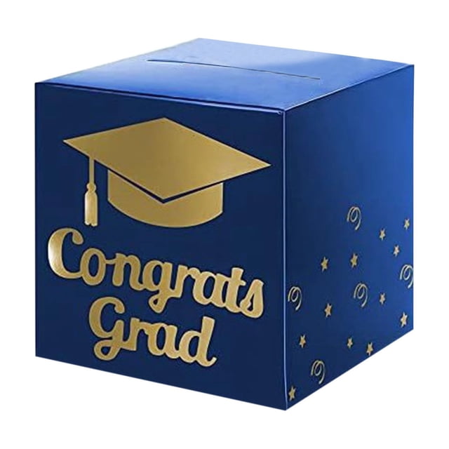 Ohufall Graduation Party Decor Card Storage Box Money Gift Holder For High School And College Class Of 2026 Graduates