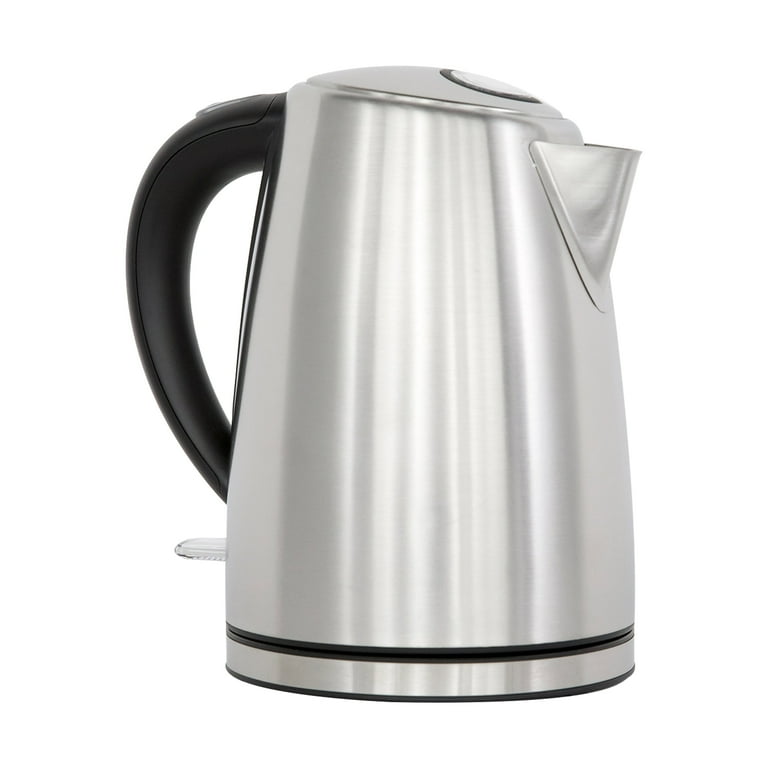 White Stainless Steel Cordless Electric Kettle