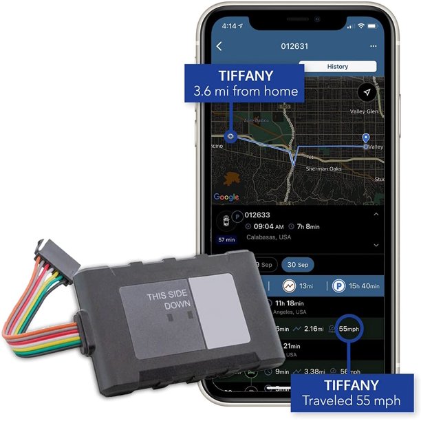 Lightning GPS 4G Discreet Wired RealTime GPS Vehicle Tracker for