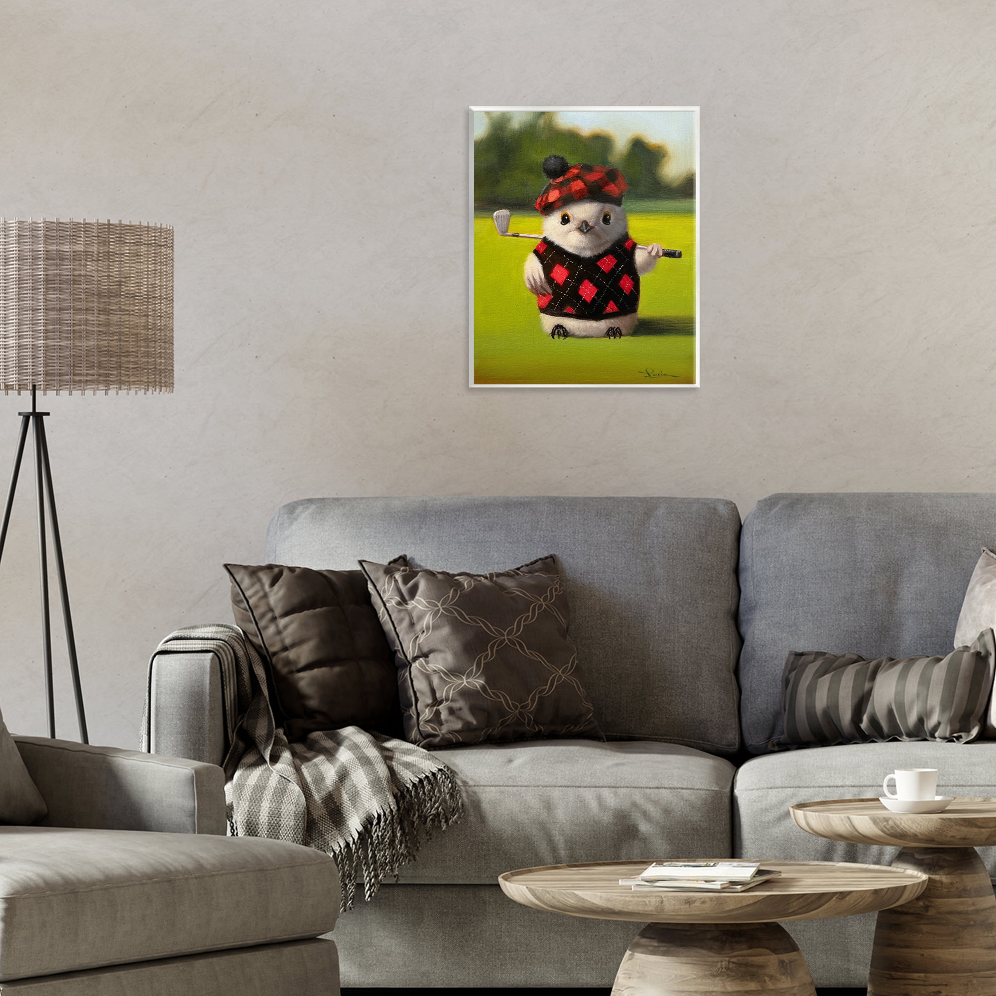 Stupell Industries Birdie Golf Swing Wall Plaque Art, design by Lucia Heffernan
