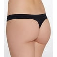 thumbnail image 2 of DKNY Intimates Black Cotton Thong Underwear L, 2 of 2