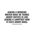 thumbnail image 3 of ArtsyQuotes 18x15 Black Modern Framed Museum Art Print Titled - Christopher Hampton Quote: Working Writer, 3 of 5