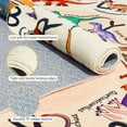 thumbnail image 5 of SARAG 4'X5' Children's Play Rug, Animal Dinosaur Alphabet Rug ABC Educational Rug Pad Children's Area Rug for Playroom, Bedroom, Nursery, Cream Color, 5 of 10