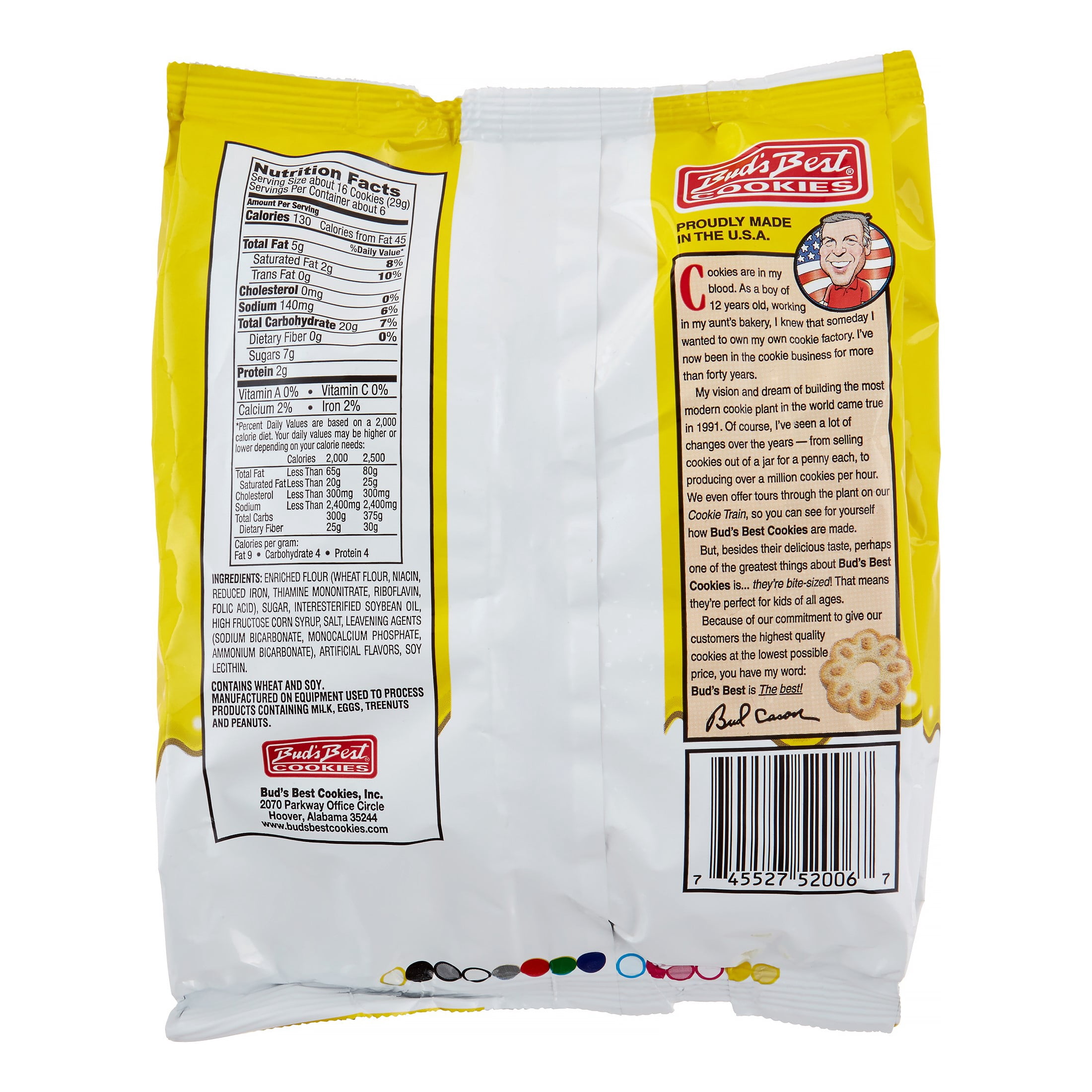 Bud's Best Butter Cookies, 6 Oz.