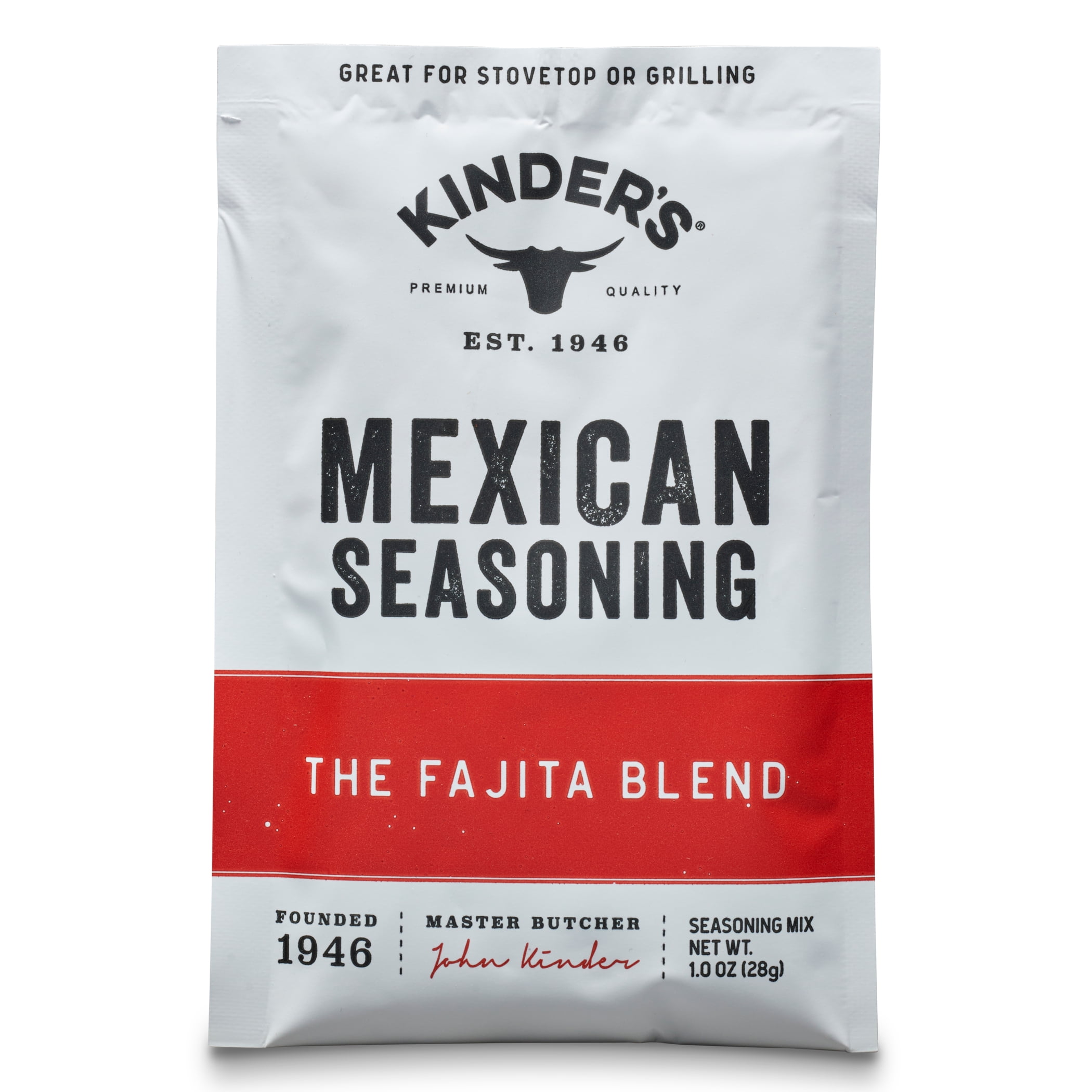 (5 pack) Kinder's Fajita Blend Mexican Seasoning & Spice, 1 oz