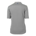 thumbnail image 3 of Women's Cutter & Buck Gray Washington Commanders DryTec Virtue Eco Pique Recycled Polo, 3 of 3