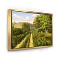 thumbnail image 3 of Designart 'Vital Country Road During Summer' Traditional Framed Canvas Wall Art Print, 3 of 5