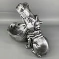 thumbnail image 6 of Clearance Desktop Ornament under $10,Hippo Statue Home Resin Hippopotamus Figurine Fun Candy Dish Key Bowl Big Mouth Sculpture Table Art Decoration Sundries Container Storage Box, 6 of 7