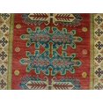 thumbnail image 2 of Super Kazak Caucasion Geometric Veg Dyed Mahal Hand Knotted Rug Carpet (6.3 x 4.1)', 2 of 7