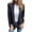 Black XXXL, variant on Women Suit Coat Lapel Long Sleeve Leopard Print Cuffs Suit Jacket Solid Color Loose Fit Open Front Casual Business Outwear
