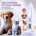 thumbnail image 3 of Recortadora eléctrica COUEYOA para perros con luz LED recargable, 3 of 6