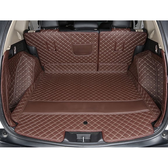Full Coverage coverioin Custom Cargo Liner Trunk Mats Compatible with Lincoln Aviator (Cee)